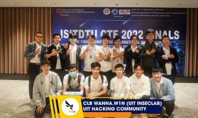 Đội UIT-Purf3ct vào tốp 3 đội mạnh nhất cuộc thi An toàn Thông tin ISITDTU CTF 2022