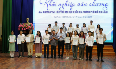 Tác phẩm “Tôi, em và gió” của sv UIT đạt “Giải thưởng Văn học trẻ ĐHQG-HCM”
