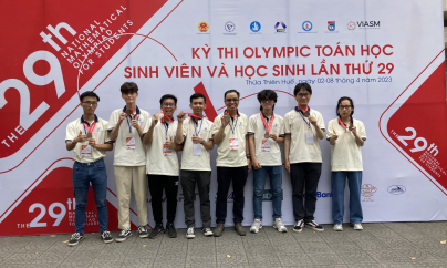 Sinh viên UIT nhận mưa giải thưởng tại kỳ thi Olympic Toán học toàn quốc 2023
