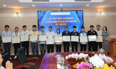 UIT vinh danh sinh viên đạt thành tích xuất sắc các cuộc thi quốc gia, quốc tế