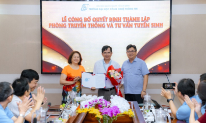 Trường Đại học Công nghệ Thông tin, ĐHQG-HCM công bố các quyết định về công tác tổ chức - cán bộ 