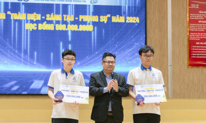 Hơn 7,4 tỷ đồng học bổng được trao tặng tại Lễ khai giảng năm học 2024 - 2025 của Trường Đại học Công nghệ Thông tin