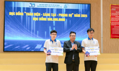 Đôi bạn ‘nhà người ta’: Đạt giải Nhất HSG quốc gia, cùng giành học bổng nửa tỉ tại UIT